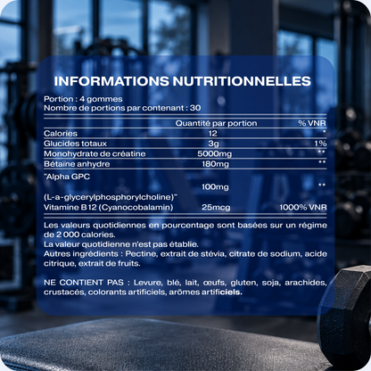 Gummies de Créatine Myrtille